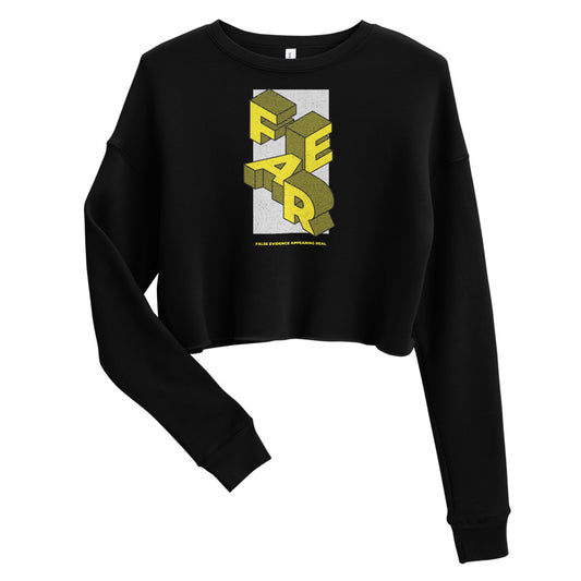 F.E.A.R.  3D Crop Top Sweatshirt